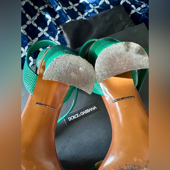 Dolce & Gabbana Sandals Verde Smeraldo size 39 (US 8.5) - Picture 10 of 16